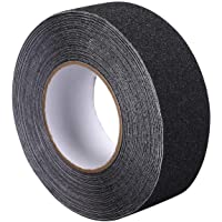 5cm x 10m Cinta de Seguridad Antideslizante- Cinta Negra Antideslizante de Alta Tracción- Mejor Agarre- Fricción…